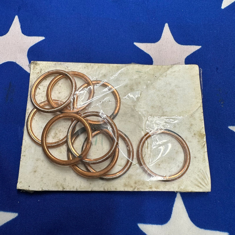 NOS M151A1 M151A2 Gasket Copper Oil Drain Plug