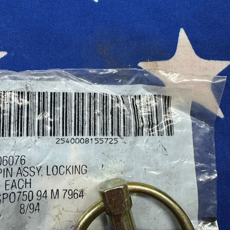 NOS M151 Series M151A2 front Seat Locking Pin with Chain