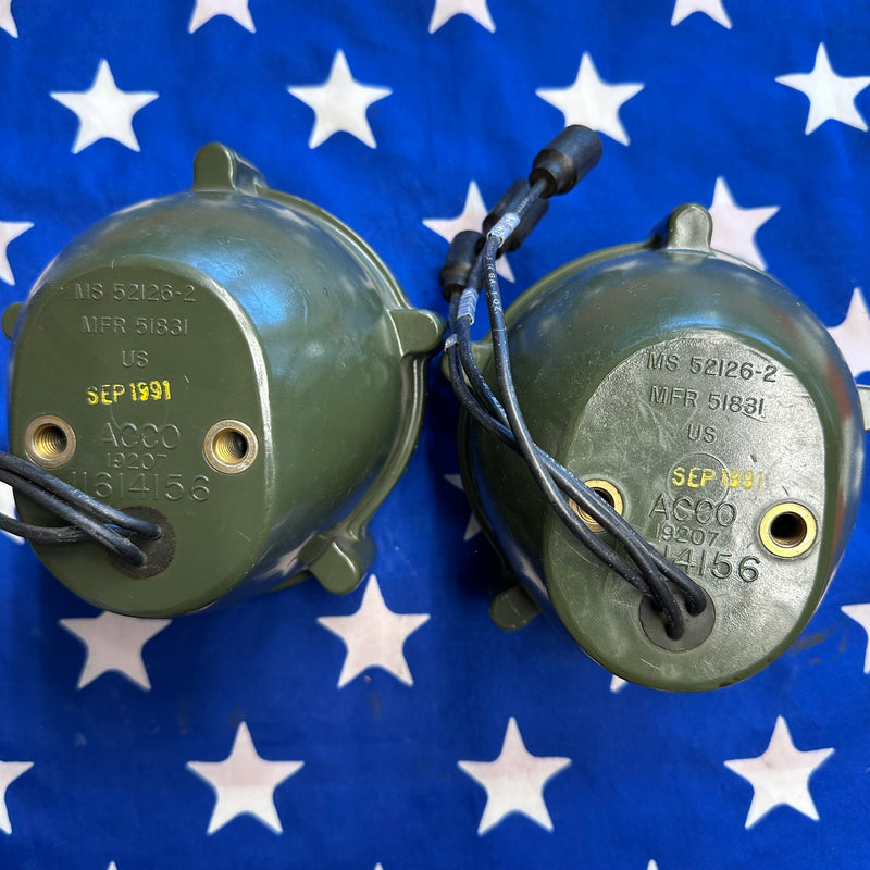 NOS Aurora Cord M151A2 HMMWV M561 Parking Lights set