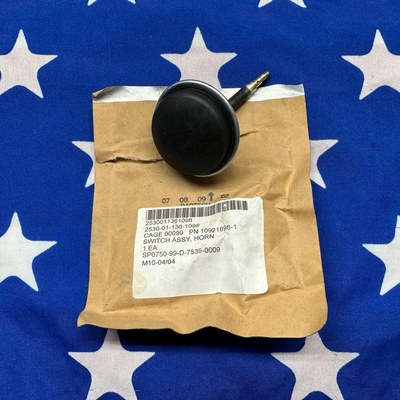 M998 Humvee Horn Button Switch - New Condition Black Button – The M998 Humvee Horn Button Switch - New Condition Black Button – The