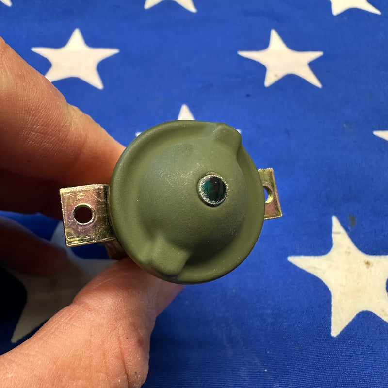 M151 Series M561 NOS High Beam Light Green Lens with Blackout Cover
