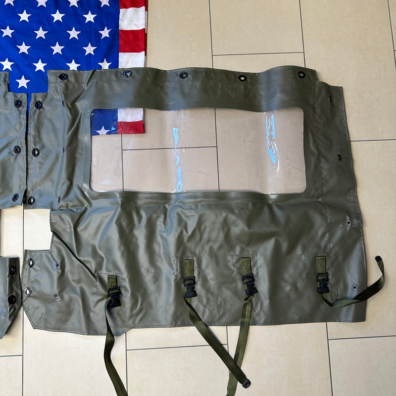 NOS M151 M151A2 Vinyl Side Curtain Set Matching Color