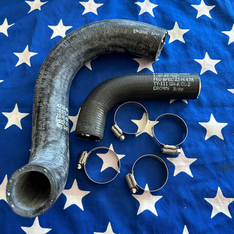 NOS M151 Series Radiator Hoses & Clamps set