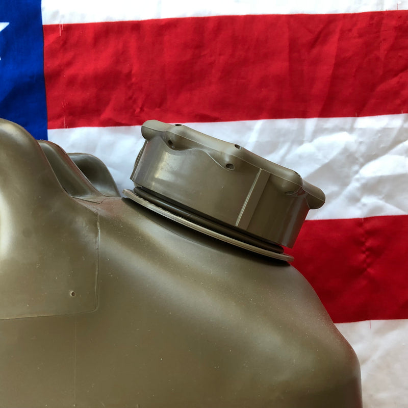 NOS Scepter Mfg Military Field Drab Plastic Fuel Can