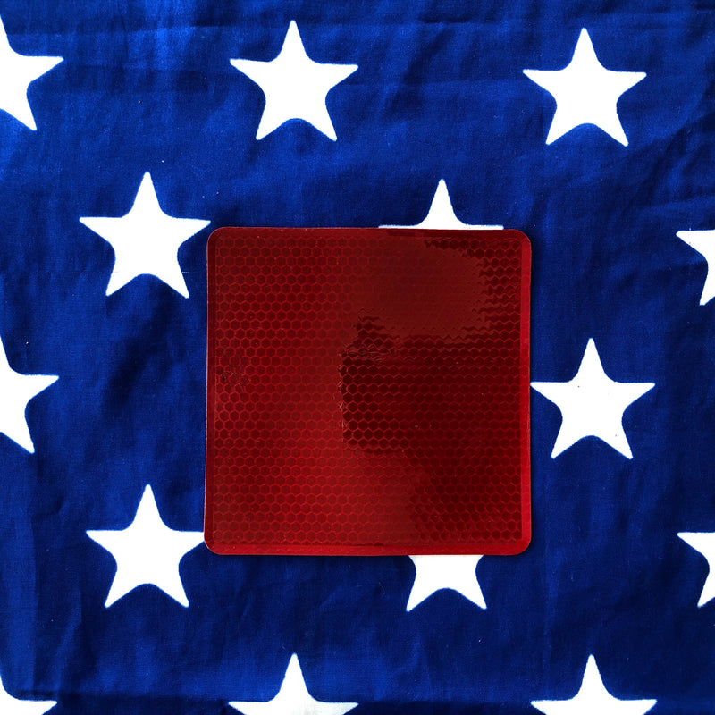 M151A2 NOS 3M Red Rear Square Reflector