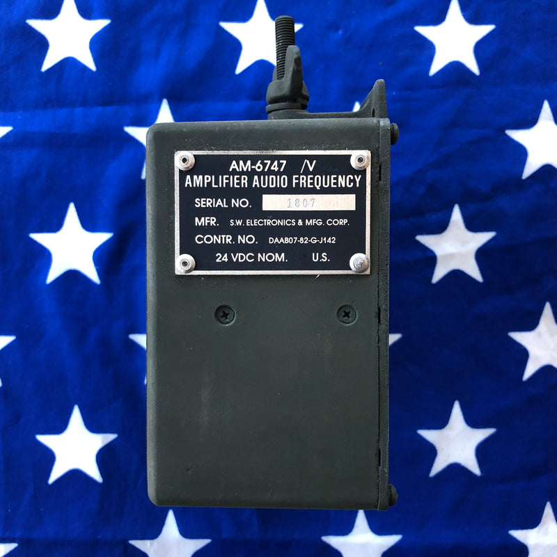 Military NOS Loudspeaker Amplifier Audio Frequency AM-6747