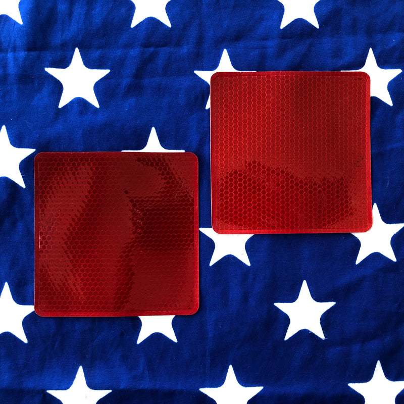 M151A2 NOS 3M Red Rear Square Reflector