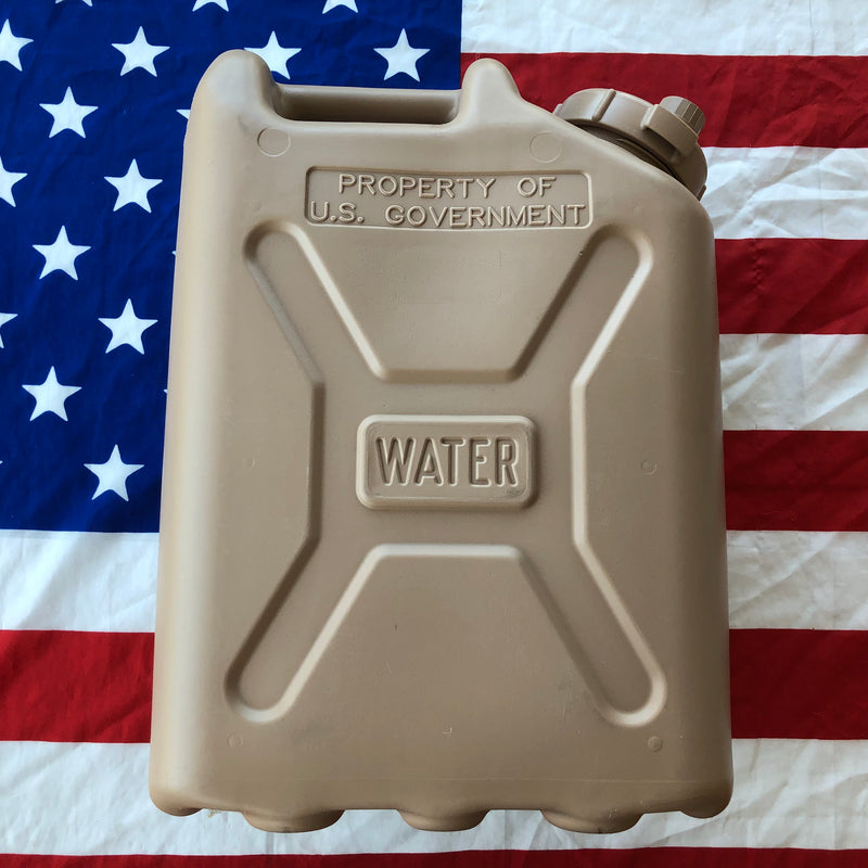 Military NOS Desert TAN Kunststoff-Wasserkanister